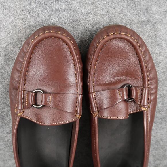 SAS Shoes Womens 9 W Loafer Moccasins Slip On Tripad Comfort Leather Brown Moc - Picture 7 of 13